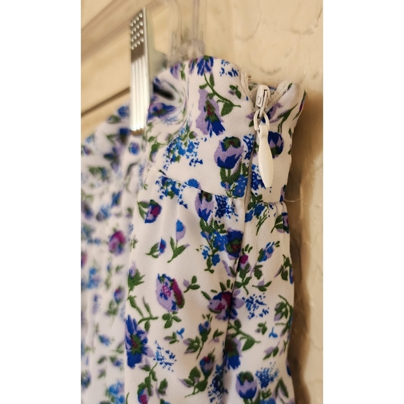 New H by Halston Women's Ditsy Floral Hi-Low Midi Skirt Light & Flowy Fe… - Picture 8 of 16